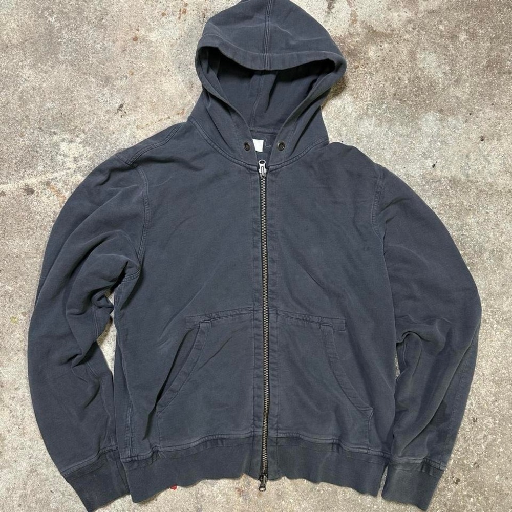 *SOLD* Buck Mason gray heavyweight zip up hoodie Size M